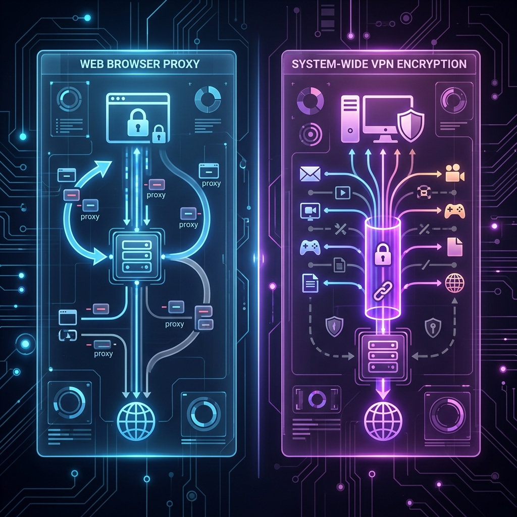 Proxy vs VPN